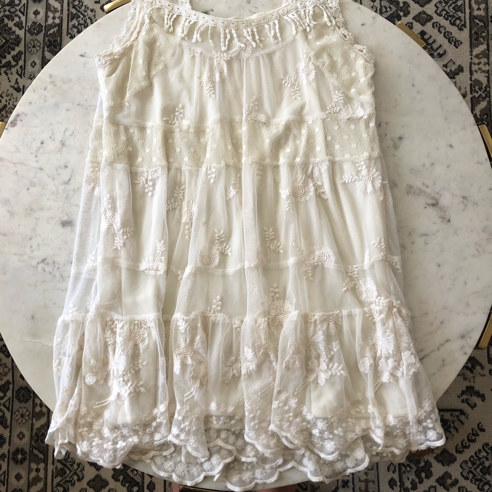 Forever 21 Prairie Lace Mini Dress